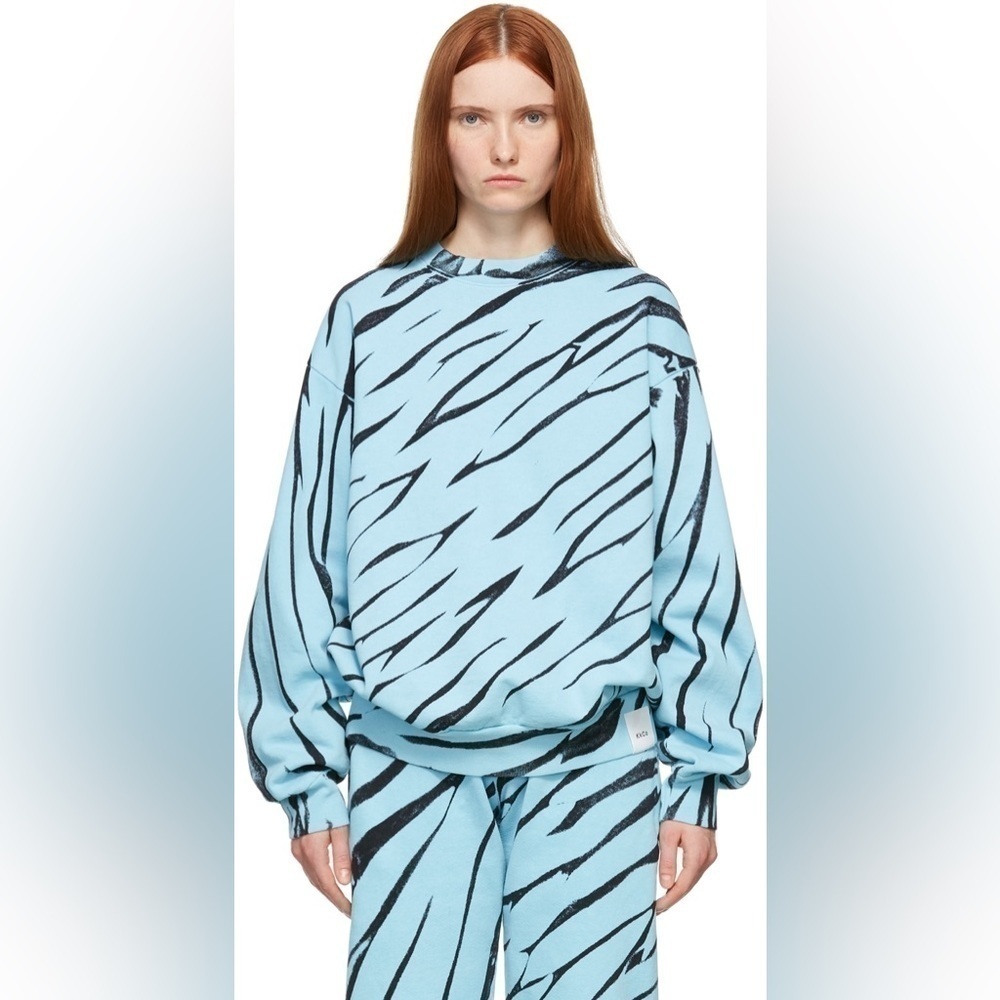 KKCO Blue Roller Dye Sweatshirt L